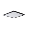KANLUX AZPO stropné LED svietidlo, 300x300mm, 17,5 W, IP54, čierna mat 31509