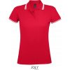 SOL's Collection SOL'S | Pasadena Women Dámske piqué polo_25.0578 Farba: red/white, Veľkosť: S