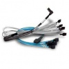 Brocade Broadcom CBL-SFF8643-08M 0,8 m Čierna, Modrá, Strieborná (05-26113-00)