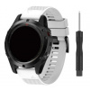eses Silikónový remienok pre Garmin EasyFit/QuickFit 26 mm Farba: biela