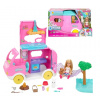 Barbie Camper Chelsea Mini bábika + príslušenstvo pre domáce zvieratá HNH90 ZA5091 VYPR