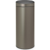 Odpadkový kôš Touch Bin New 30 l platina