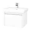 Kúpeľňová skrinka s umývadlom Dřevojas Bono 54,5x39 cm biela umývadlo Q 203221