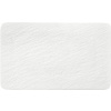 Servírovací tanier Manufacture Rock Blanc obdĺžnikový 17 x 28 cm
