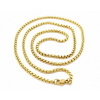 Retiazka z chirurgickej ocele Gold Wheels - 4 mm / 50-90cm - 65 cm