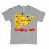 Tričko vylúči 116 šedých (Detský T -shirt na 8. narodeniny Pokemon Pikachu)