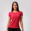 Dámské tričko Basic Vintage Red - GymBeam barva: červená, velikost: S