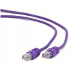 Gembird PP12-1M/V UTP Cat5e Patch, 1m, fialový