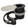 Zapustená zásuvka s posuvným vekom ORNO OR-AE-13124, 1x zásuvka 230V a 1x USB. Kábel 1,8m.