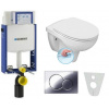 Geberit SET Kombifix 110.302.00.5 +WCzávesné Cer.ARTECO Rimless+sedDurop+Sigma01 ChrómLesk 110.302.00.5ArtChrom