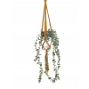 Stojan na kvety - Kvetinový záhon visiaci z reťazca makuram med (Stojan na kvety - Kvetinový záhon visiaci z reťazca makuram med)