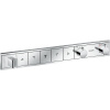 HANSGROHE RainSelect modul termostatu s podomietkovou inštaláciou, pre 5 spotrebičov, chróm, 15358000