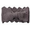 Clayre & Eef Šeda zimna čelenka - 10*22 cm - Clayre & Eef