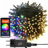 Vianočné osvetlenie RGB LED 200, 230V Bluetooth Smart 20m Wifi Tuya SuperLED