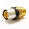 PipeTec Mosadzná lisovacia prechodka 16x2 / 1/2