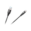 Kábel REBEL USB/USB-C čierny 1m