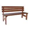 Rojaplast ROJA VIKING zahradní lavice dřevěná LAKOVANÁ - 150 cm