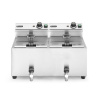 HENDI Hendi elektrická fritéza Profi Line s kohútikom - 2x8L 209301
