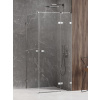 New Trendy Avexa sprchovací kút 90x80 cm štvorcová chromová lesklé/priehľadné sklo EXK-2420