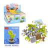 CreativeToys Stavebnica Kvety 12 druhov, 71 dielov