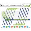 Florbalový set MPS WILDSTICK Green-Navy Pomer hokejok: 9ks ľavá / 3ks pravá