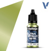 VALLEJO TRUE METALLIC 77.115 Zelená metalická akrylová airbrush farba 18 ml (VALLEJO 77.115 TRUE METALLIC METAL LIGHT AMBER GREEN / VERDE ÁMBAR / 18ml / 0.6 fl.oz.)