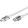 goobay Ethernetový kabel USB-C 3.2 Gen2 samec > RJ-45 samec, LAN adaptér