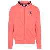 Pánske mikiny Fila Sweatjacket Benny M - hot coral - Oranžový (S)
