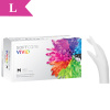 Nitrilové rukavice Soft Care VIVID WHITE 100 ks L
