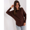 Pulóver netopier - hnedá (Dámsky pulóver )