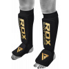 Vega RDX Chrániče na priehlavok a píšťalu HOSIERY SHIN INSTEP FOAM BLACK/GOLD, veľkosť XXL