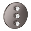 Grohe Grohtherm SmartControl Trojcestný ovládač pod omietku, Hard Graphite 29122A00-GR