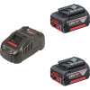 Základná súprava Bosch 2 x akumulátor GBA 18V 5,0Ah M-C + nabíjačka AL 1880 CV Professional 1600A00B8J