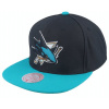 Mitchell & Ness Pánská kšiltovka San Jose Sharks NHL Team 2 Tone 2.0 Pro Snapback