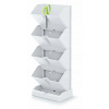 Kvetináč plast biely Prosperplast 11,4 cm x 19,5 x 47,5 cm
