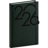 NOTIQUE Denný diár Ajax 2026, zelený, 15 x 21 cm