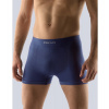 GINA pánské boxerky delší nohavička, bezešvé, jednobarevné MicroBavlna 54000P - lékořice M/L, vel. M/L, lékořice