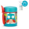 SKIP HOP Zoo Termoska na jedlo s lyžičko/vidličkou Sova 325 ml, 3+ + AQUAINT 500 ml