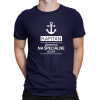 Kapitán - jednotka na špeciálne úlohy - pánske tričko s potlačou - Tričkový | XXXL | Navy | Pánske tričko