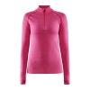 Dámske funkčné tričko CRAFT CORE Dry Active Comfort ZIP pink XL