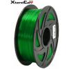 XtendLAN PETG filament 1,75mm priehľadný zelený 1kg