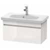 Duravit DuraStyle Umývadlová skrinka Compact, 40x73x37 cm, 1 zásuvka, lesklá biela DS639902222