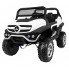 Detské elektrické auto Mercedes Benz Unimog Truck - biela (8594176638041)