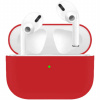 AppleKing ultratenký silikónový obal pre AirPods Pro – červený - možnosť vrátiť tovar ZADARMO do 30tich dní