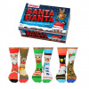 United ODDsocks Pánske vianočné ponožky UnitedODDsocks SANTA, 3 páry