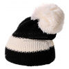 Meteor Unisex merino čiapka MT-50606 bielo/čierna UNI