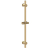 Sapho Sprchová tyč, posuvný držiak, guľatá, 700mm, zlato mat SC019