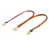 PremiumCord Rozdvojka pro napájení ventilátorů 3pin TX 22cm
