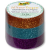 Folia Glitter Tape - dekoračná lepiaca páska medená sada, 3 ks
