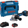 BOSCH Akumulátorová úhlová bruska GWS 18V-11 S vč. bat a nab. + L-BOXX (0.601.9N4.002)